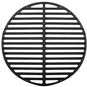 KAMaster Cast Iron Cooking Grids Grates for Small and Mini-max Big Green Egg Charcoal Grill Round Grill Grate(13-Fit Small/Mini-max)