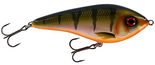 Westin Swim Glidebait - Jerkbait, Farbe:Bling Perch, Länge/Gewicht/Schwimmverhalten:12cm / 53g / suspending