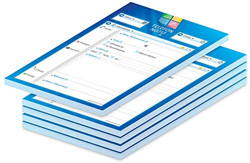 PRICARO Telefonnotizblock, A6, Computer, 5 Stück