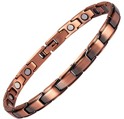 Antik Kupfer für Damen und Herren, Gesundheitswesen, Magnetarmband, klassische Armbänder für Männer und Frauen, COB-0114Q-INOX?