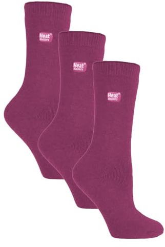 HEAT HOLDERS Lite - 3 Pair Multipack Womens Thermal Socks for Winter | Thin & Warm Socks for Dress Socks