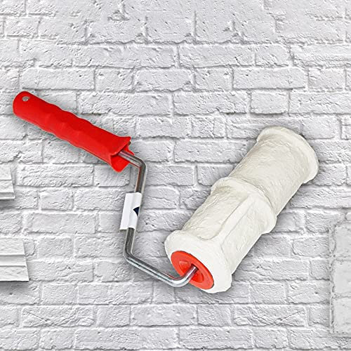 Farbroller Muster-Farbwalze-Haushaltswand-dekorative Bürste DIY. Werkzeuge Stempel Roller Zeichnen Transferzylinder (Color : Imitate Stone)