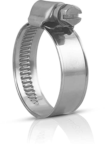 Schlauchschellen Edelstahl 35-50 MM | 9 MM Band | [Extra Stark] 100 Stk in Qualität W4 – Für Garten, Waschmaschine, Pool, KFZ - Schlauchklemmen, Schlauchschellen Set, Schellen, Klemmschelle