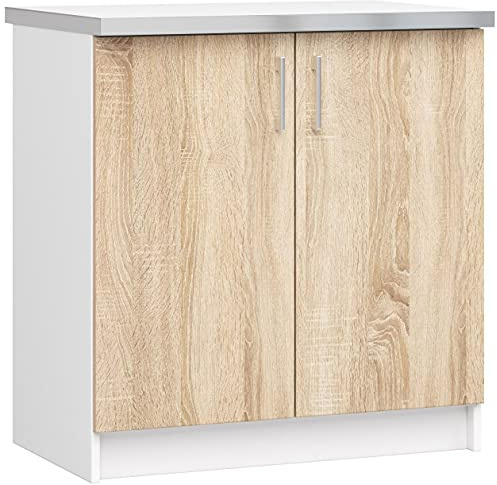 AKORD Mobile da cucina Lima | Mobile da cucina con piano di lavoro 82x80 cm | Resistente | Design moderno | Per cucine grandi e piccole | Facile da pulire | Abbinabile ad altri mobili della gamma