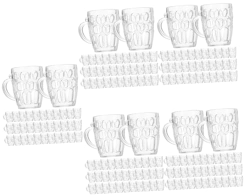 Cabilock Lot De 5 Mini Chopes À Bière Réutilisables Pour Barbecue Gobelets Portables Pour Maison De Poupée Gobelets Miniatures 50 Pièces X 5