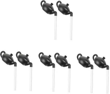 Warmhm 4sets Diy Teapot Water Fountain Tubes Elegant Tabletop Decor for Home and Office Lightweight Construction Unique Waterfall Ornament for Weddings and Special Occasions