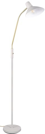 Trio Leuchten Lámpara de pie TRAVELLER 463400176, Gris cálido Metal/Latón, excl. 1x E27