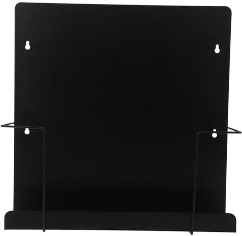 DOITOOL Metal Storage Rack Vinyl Record Wall Mount Cd Dvd Storage Shelf Wall Decor Sturdy Steel Modern Design