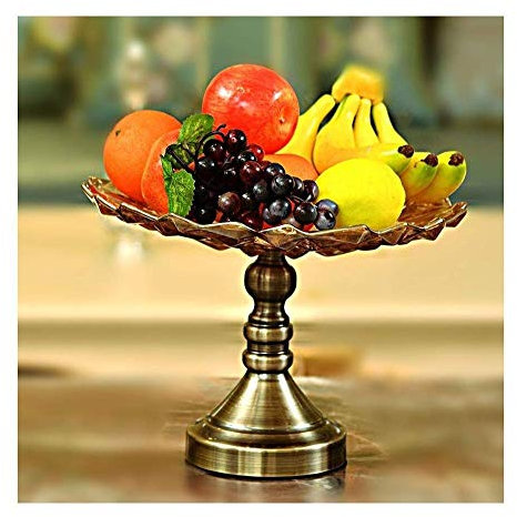 MRKU Americano Classico Stile Europeo Soggiorno Decorato Utensili Secchio Frutta Pratico Accessori Casa Cristallo Vetro Decorativo Hotel Retro Zuppiera