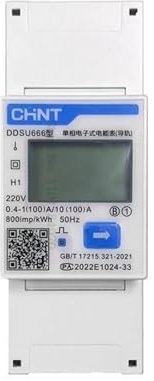 KAYPBWQMG 1 pièces DDSU666 monophasé DIN-Rail 100A 80A CT RS485 ModBus onduleur bidirectionnel énergie Intelligente Compteur électrique énergie(DDSU with CT 100A)