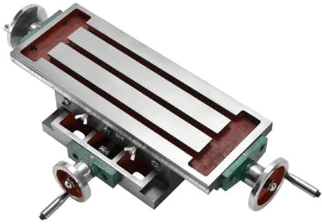 Fresadora taladradora giratoria Mesa de trabajo de Fresadora de mesa transversal de precisión con plataforma deslizante for paletas, multifuncional, 350/450, for fresadora y taladradora.(Package 2)