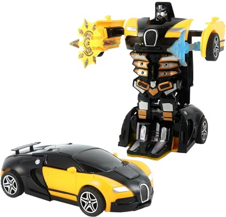 DEETREK Voitures jouets transformables, collisions éformables, voitures jouets pour garçons, jouets de voiture à assembler par accident, nouveaux jouets créatifs robots