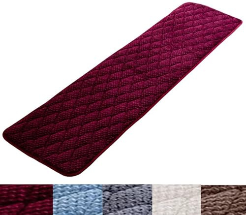 PLCIVSA Bankkissen Bankauflage Outdoor/Drinnen Sitzpolster Sitzbank Bankpolster Banke Kissen Kissenauflage Unterseite Antirutsch, Waschbar Abnehmbare(Purple,30x100cm)