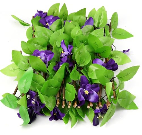 Seto artificial | Pantalla de privacidad para valla de plantas, vegetación de pared, decoración de fondo de vegetación de pared, tapete de valla sintética, ajustable para escaleras, patio, paredes