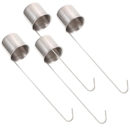 TOBBOMEY Cucchiaio Vino Acciaio Inossidabile Mestolo Manico Lungo per Olio e Vino e Antiruggine per Cucina e Degustazione