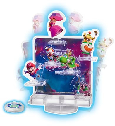 EPOCH Games - 7627 Super Mario Galaxy Movie Balancing Game, Party Spiel, Balancierspiel, Super Mario Spiel, Geschicklichkeitsspiel, Nintendo, Brettspiel für Kinder ab 4 Jahren