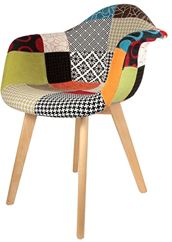 HOME DECO FACTORY The Sessel, Polyester, Mehrfarbig, Einheitsgröße, HD3096