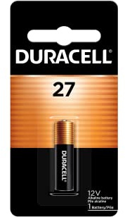 Duracell Alcalinas de seguridad batería 12 V tarjeta Model NO, 27 1 by Duracell almacenaje P Of & G