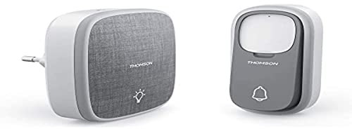 Thomson - Carillon - Kinetic Halo, Plug, Design épuré , simple d'utilisation, Portée de 150m, compatible avec toute domotique sur 150m - 513133