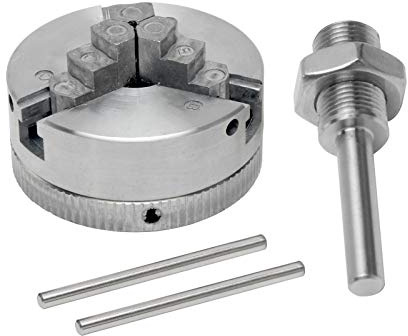 Mini Lathe Chuck Set, Z011 Extension Three Four Jaw Chuck and Connecting Rod Set, Electric Drill Chuck(Type B)