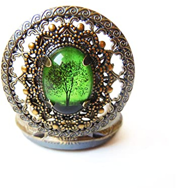Pocket Watch necklace Tree Necklace Watch Necklace Birthday Gift for Women Jewelry Gift for Her Mothers Day Gift