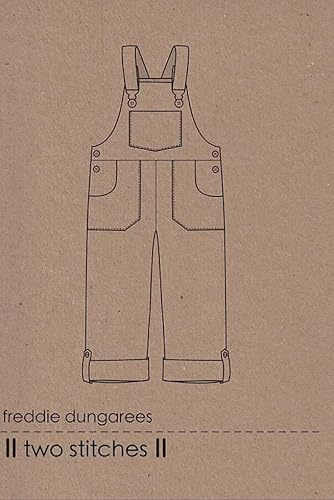 Two Stitches Sewing Pattern Freddie Dungarees Dungarees 3 to 9 Years
