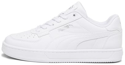 PUMA Unisex Kids Caven 2.0 Jr Zapatillas, Puma White Puma Silver Puma Black, 37.5 EU