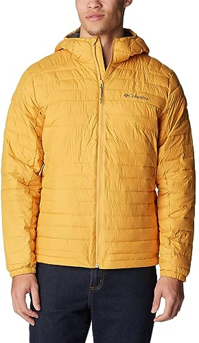 Columbia Silver Falls Hooded Jacket, Chaqueta Acolchada Con Capucha para Hombre, Raw Honey, Talla L