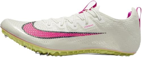 Nike Herren Zoom Superfly Elite 2 Track Schuhe, Sail/Light Lemon Twist/Black/Fierce Pink, 8.5