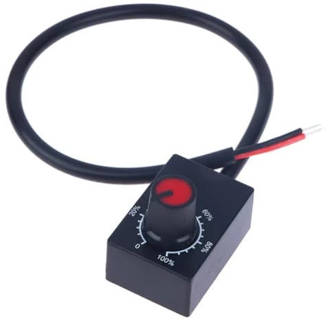 DC 0-10V 1-10V Drehdimmer Elektronisches Potentiometer Skala 0-100% Geeignet für dimmbare LED-Treiber für Wachstumslicht(A)