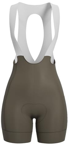LAMEDA Cykelshorts med hängslen, landsvägscykel som andas för kvinnor, mountainbike, andas QX231, Grå, L