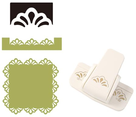 KEXIAO Compacts Embossing Label Maker Border Embossing Punches Embossing Machine for Home School and Office Paper Cutter