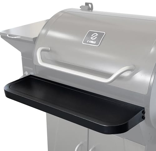 Z GRILLS Folding Front Shelf for 700 Series Pellet Grills, Steel Grill Accessory for Outdoor BBQ, Food Prep and Extra Storage
