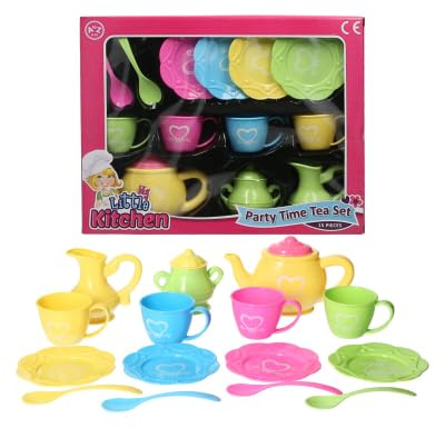 A2Z 4 Kids 15 Piece Tea Set Pastel - Tea Set 30016