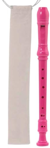Blockflöjt G Type Blockflöjt 8 Håls Nybörjarvänlig Vuxen Åtta Flöjtmusikinstrument För Nybörjare(Pink)