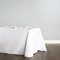 Elegante Tischdecke Hochzeit Weiß 180x300cm - Abwaschbares Fleckenabweisendes weises Tischtuch - Fotohintergrund & Hochzeitsdeko