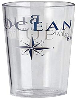 Brunner Trinkglas Festa Blue Ocean, 1 Stück (1er Pack)