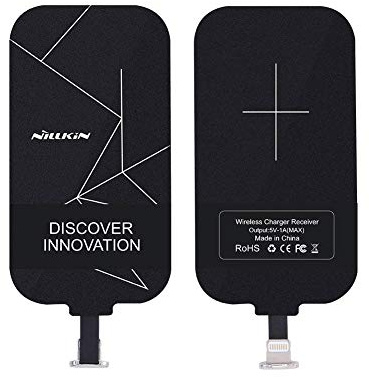 Nillkin Ultra Thin Qi Wireless Charging Receiver for iPhone 5/6/7/SE | Universal Qi Receiver with iPhone 5,5S,5C,6,6S,7,SE; Compatible with All Wireless Charging Adapter, Old iPhone to Support