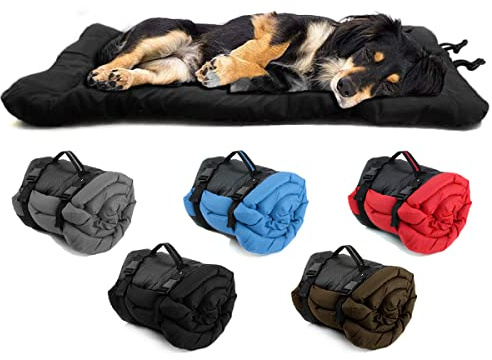 Senzkon Faltbare wasserdichte Hundebett matratze, leicht zu reinigen, Rutschfester Boden, faltbar und zusammenrollbar, geeignet für Outdoor-Reisen und Camping,Hundekiste,Sofa,Boden 90 * 60cm
