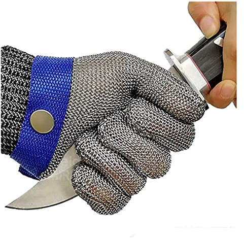 LCYDMJ Schnittfeste Handschuhe Lebensmittelqualität Küchenhandschuhe Cut & Stich Resistente Handschuhe Outdoor Gartenarbeit Sicherheitsarbeiten Handschuhe Stahldrahtmaterial (Size : 4pcs/xs)