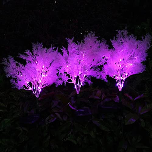2PCS Solar Firework Lights LED rime Lights, Solar Garden Stake Lights, Outdoor Waterproof Copper Wire Pathway Lights for Patio Lawn Party Decorations()