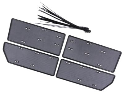 JINFOLI Mittleres Insektenschutzgitter, Frontgrill-Einsatznetz, Anti-Mücken-Staubschutz-Set, for, for A4 B9 2016–2019, Zubehör Mesh-Grill(Model B)