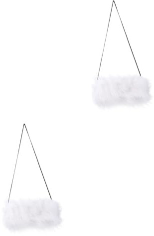 KOMBIUDA 2stücke Dicke Winter Handwärmer Aus Kunstpelz Warmer Handwärmer Für Kalte Tage Tragbares Winterzubehör Für Mutter Und Großmutter Stilvolles Accessoire