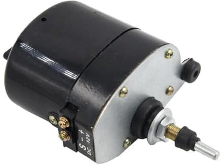 Wischermotor Für Angeln Für Boote Und Wohnmobile 01287358/7731000001 Elektrischer Scheibenwischermotor-Bausatz 12-V-Scheibenwischermotor Mit Wischerblättern Scheiben Wischer Motor(Motor)