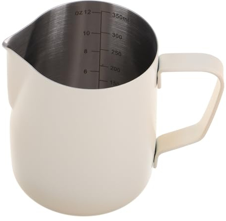 Uonlytech Bricco Per Lattper Macchina Per Espresso Montalatte Per Latte Macchiato Bricco Per Latte in Acciaio Montalatte Accessori Per Tazze in Acciaio Kit Per Espresso Scaldalatte