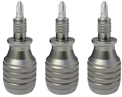 Gvvsjgdbis 3X 7 en 1 Mini Tournevis Tournevis en Titane 1/4 Pouces Magnétique Torx Tournevis Kit D'Embouts Outils de Réparation à Domicile