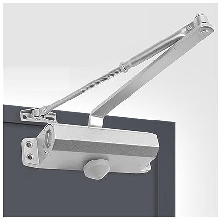 Apriporta da Garage, Automatico chiudiporta a molla tampone idraulico regolabile fermaporta velocità chiusura silenziosa for 25 a 105 kg(M)