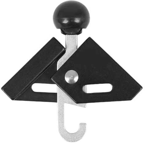 Schwerer Zelthering, regulierbare Winkel, rutschfeste Zeltstangen, Verstärkungsclip für winddichte Camping-Stabilität, Aluminiumlegierung, Zelthering