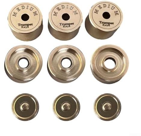 Essential DIY Trompete Zubehör 9 Stück Ventil Finger Knopf Ersatz Kit