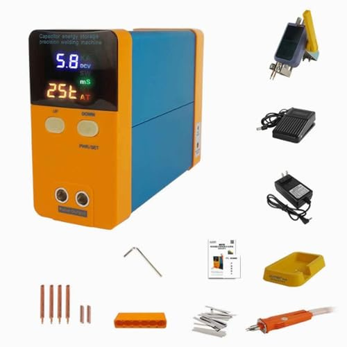 Soldadora por puntos de 11,6 kW de alta potencia automática LED de soldadura por pulsos para inducción de batería, soldadora automática por puntos